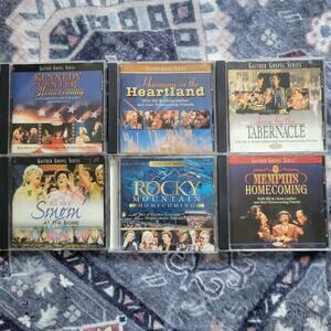 Gaither Gospel Homecoming Live Collection – 6 CD Lot (Rocky Mountain, Memphis...